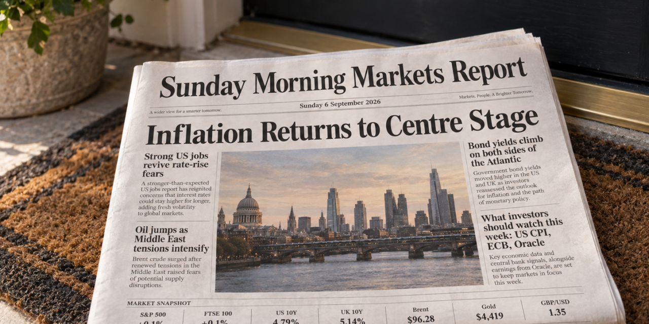 Sunday Morning Markets | Sunday 6 September 2026