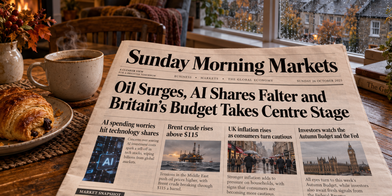 Sunday Morning Markets | 25th October 2026